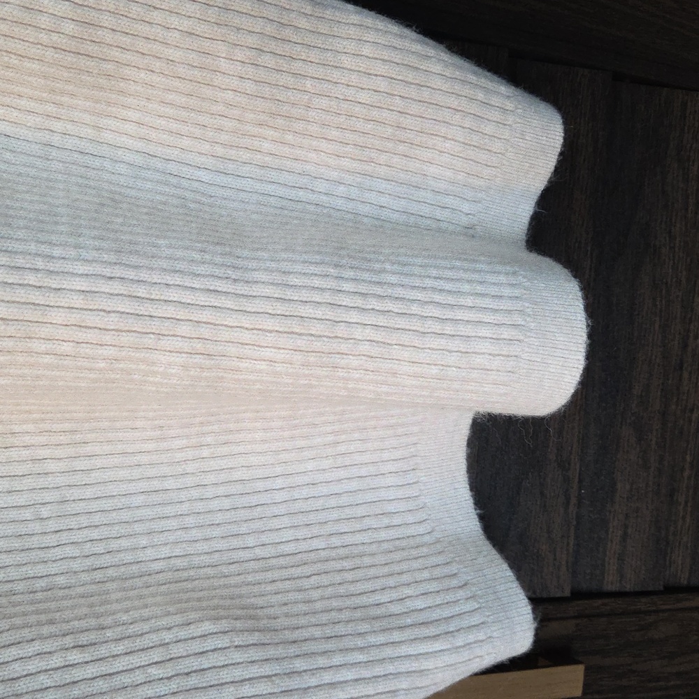 Womens H&M Sweater Dress Cream Color Size L - Picture 5 of 5